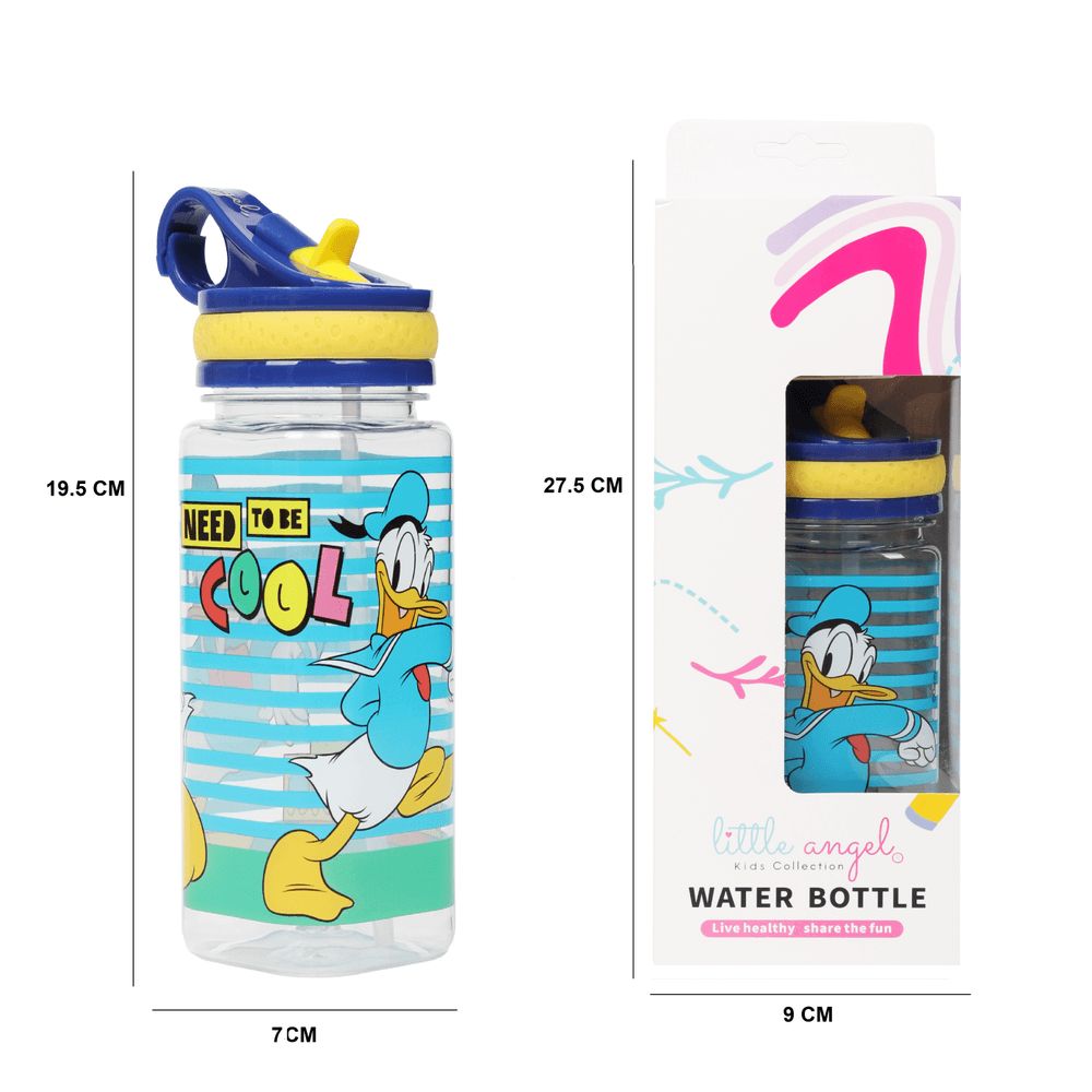 Little Angel - Kids' BPA-Free Water Bottle - Donald Duck - 600 ml