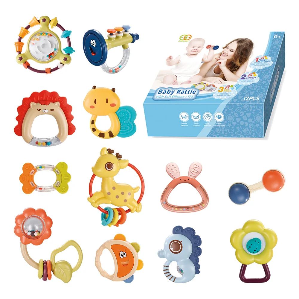 Goodway - Baby Rattles & Teether - 12 pcs