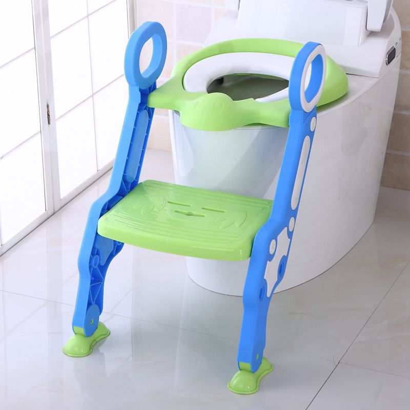 Little Angel - Baby Chick Potty Training Seats For Children - Green/Blue