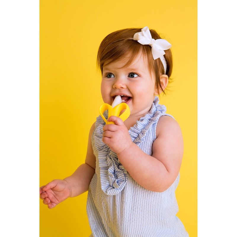 Little Angel - Baby Silicone Soft Teething Toy - Banana