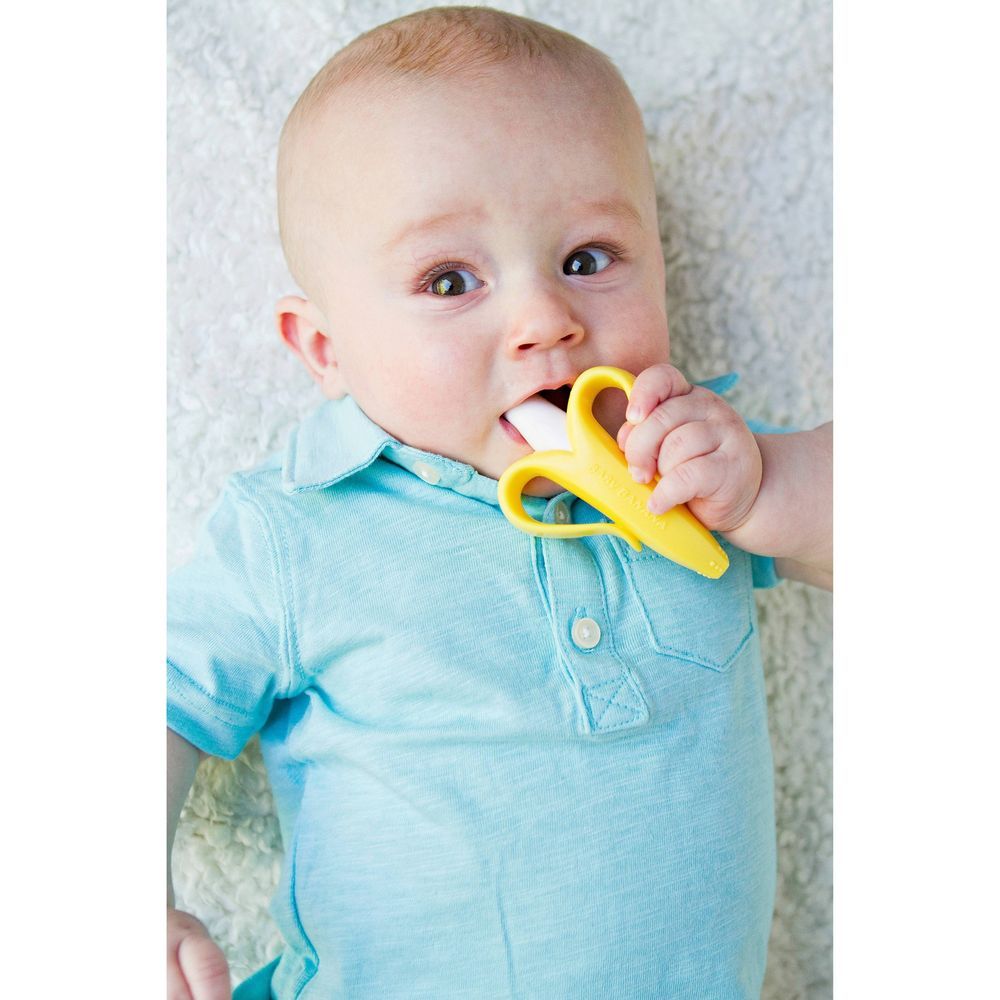 Little Angel - Baby Silicone Soft Teething Toy - Banana