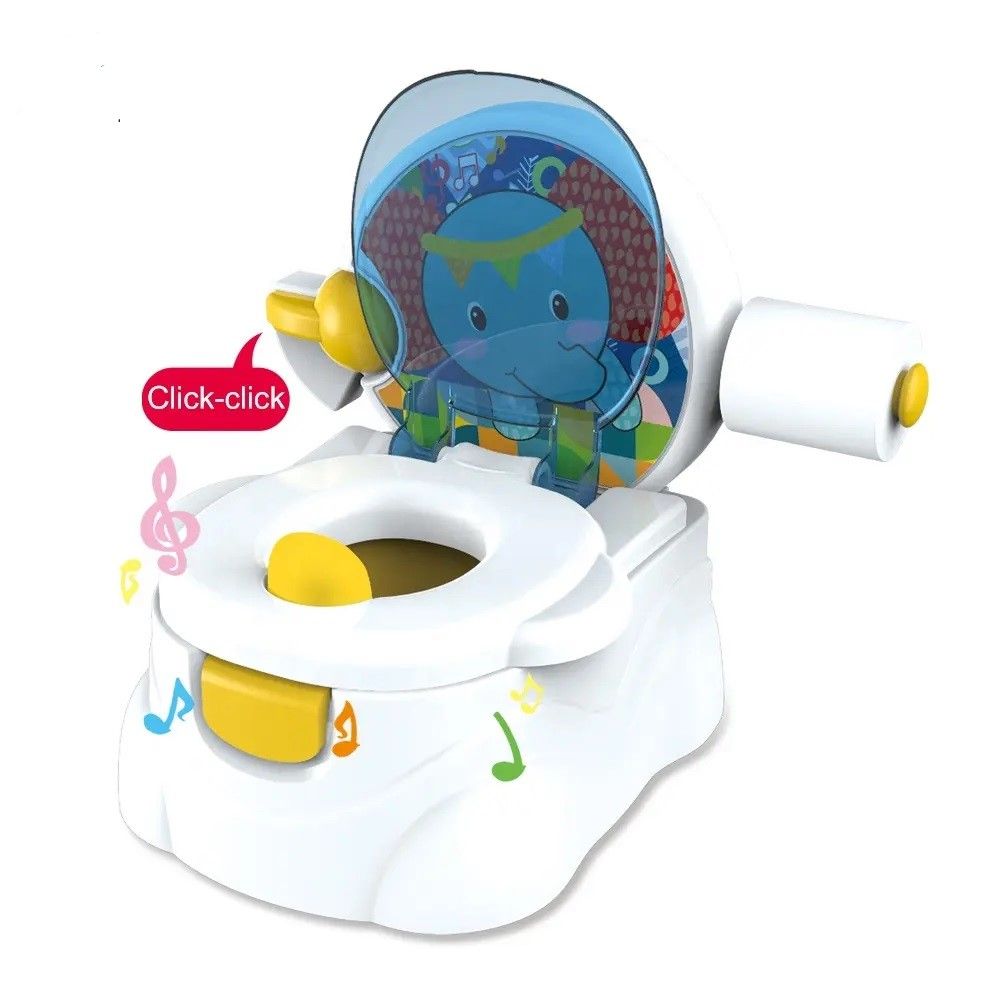 Little Angel - Baby Potty Seat Training Toilet Chair With Lid - Blue