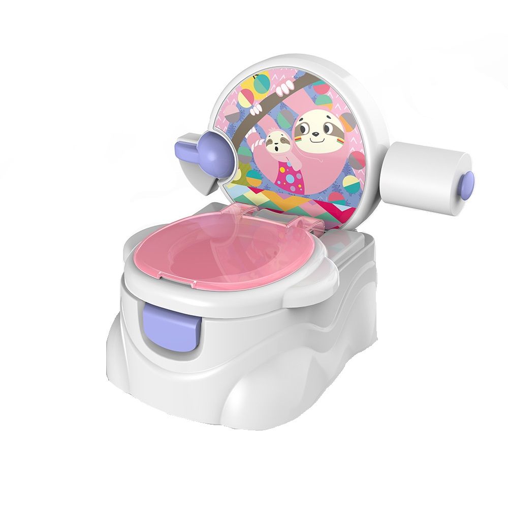 Little Angel - Baby Potty Seat Training Toilet Chair With Lid - Pink