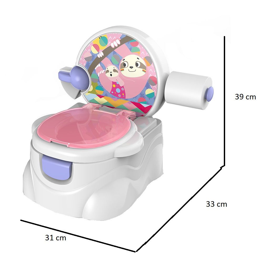 Little Angel - Baby Potty Seat Training Toilet Chair With Lid - Pink