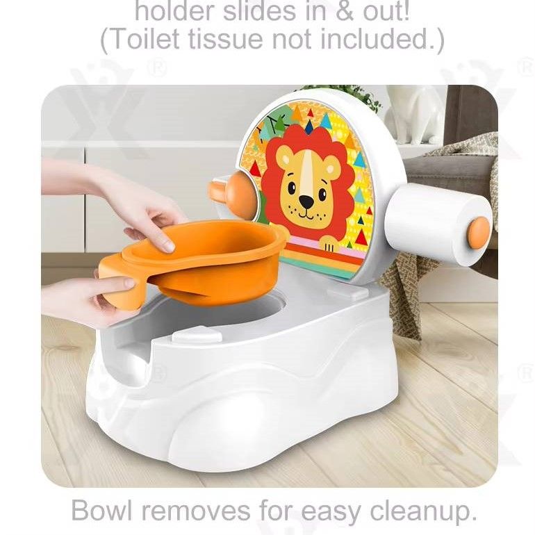 Little Angel - Baby Potty Seat Training Toilet Chair With Lid - Yellow