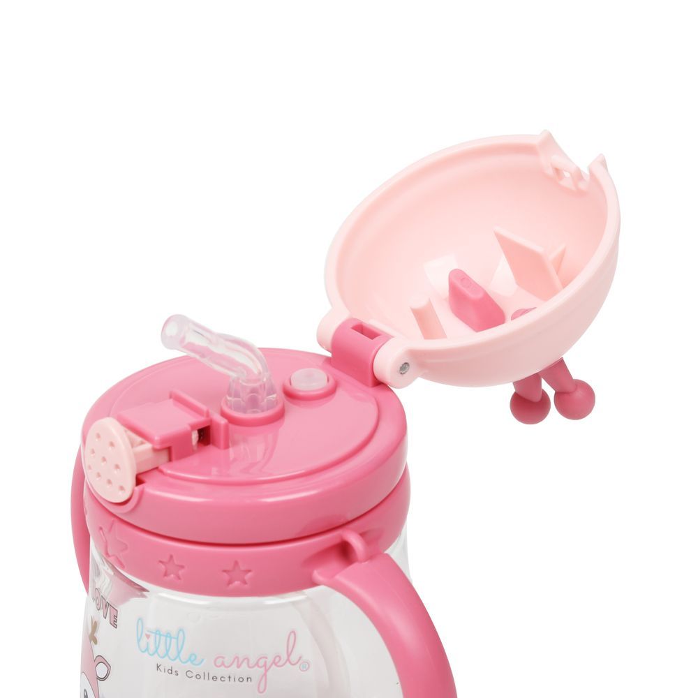 Little Angel - Baby Sippy Cup With Handles 240ml - Pink