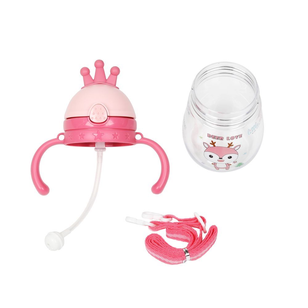 Little Angel - Baby Sippy Cup With Handles 240ml - Pink