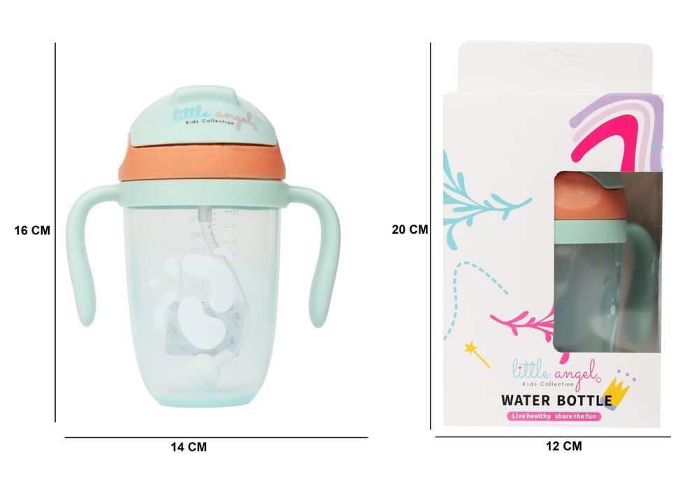 Little Angel - Baby Sippy Cup With Straw 270ml - Green