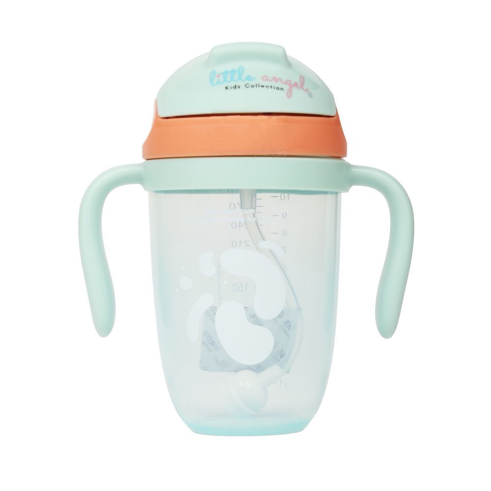 Little Angel - Baby Sippy Cup With Straw 270ml - Green