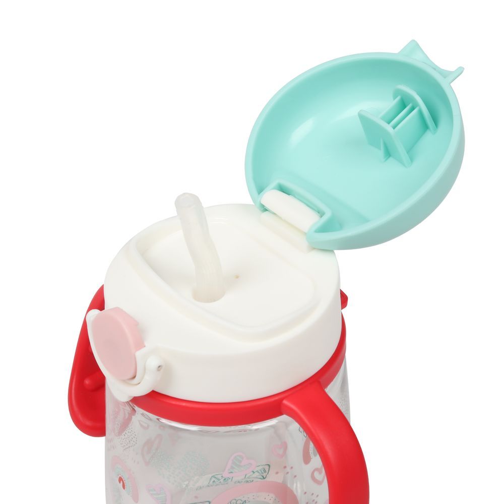 Little Angel - Baby Water Bottle With Straw 220ml - Pink