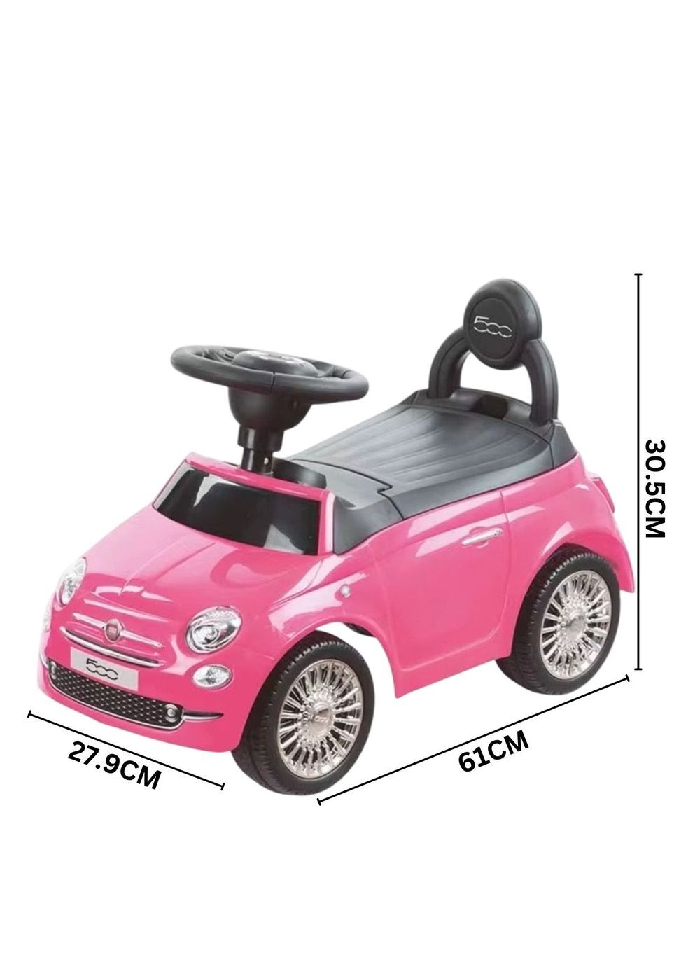 Little Angel - Kids Ride-On Manual Push Car Toy - Pink