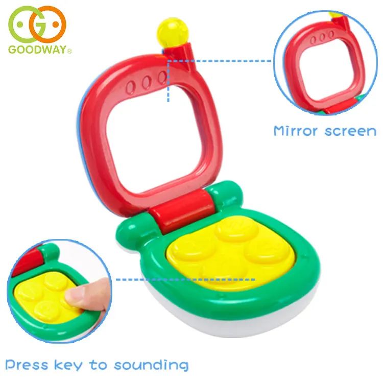 Goodway - Baby Telephone Rattle Shaker Toy With Mirror