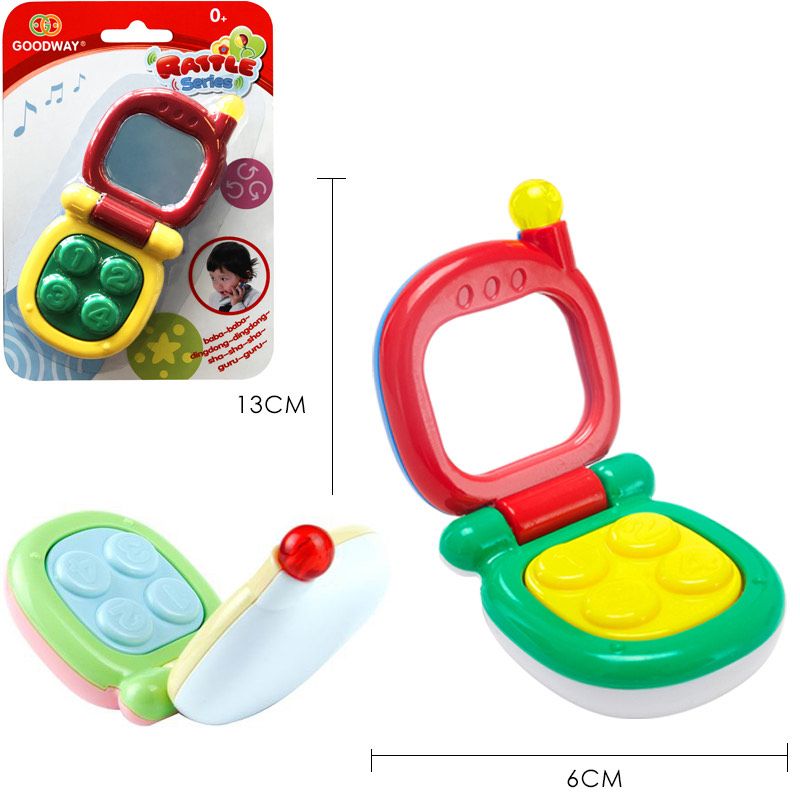 Goodway - Baby Telephone Rattle Shaker Toy With Mirror