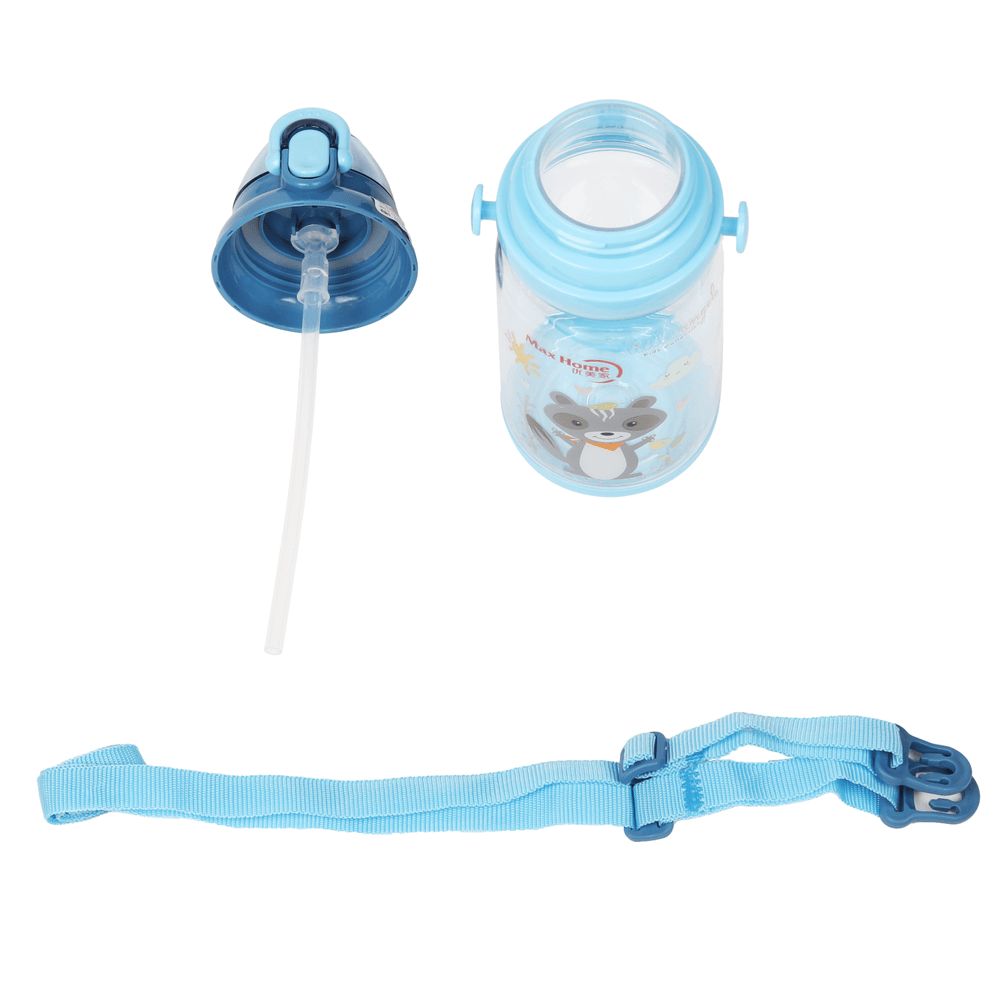 Little Angel - Kids Water Bottle With Straw 300ml - Blue