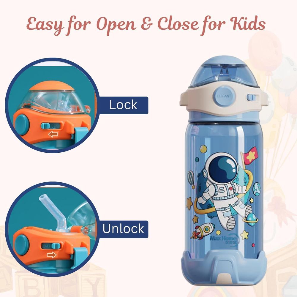 Little Angel - Kids' BPA-Free Water Bottle - Astronaut - 600 ml