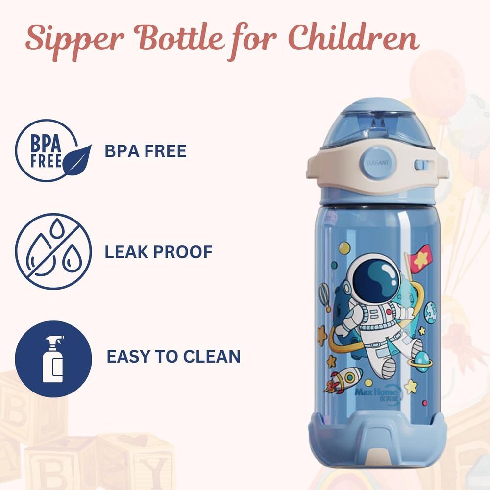 Little Angel - Kids' BPA-Free Water Bottle - Astronaut - 600 ml