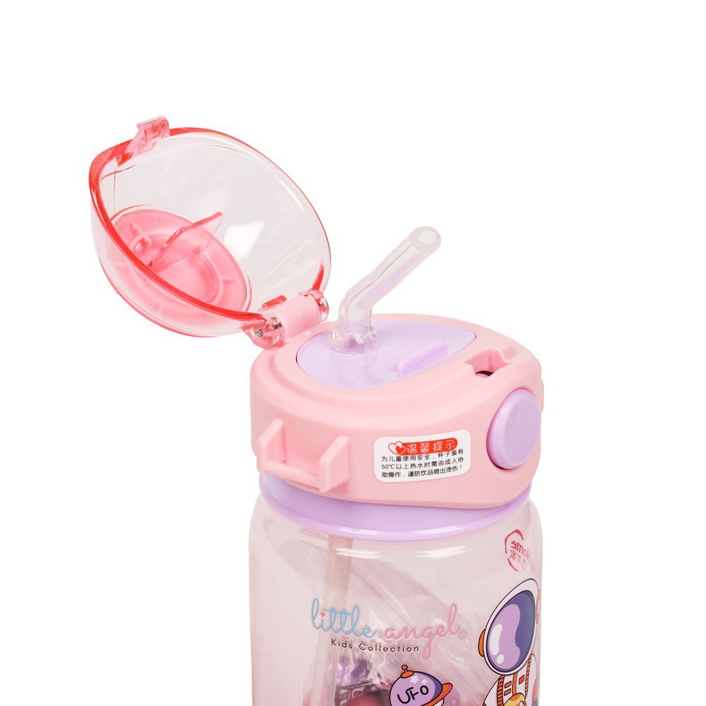 Little Angel - Kids Water Bottle 600ml - Space Pink