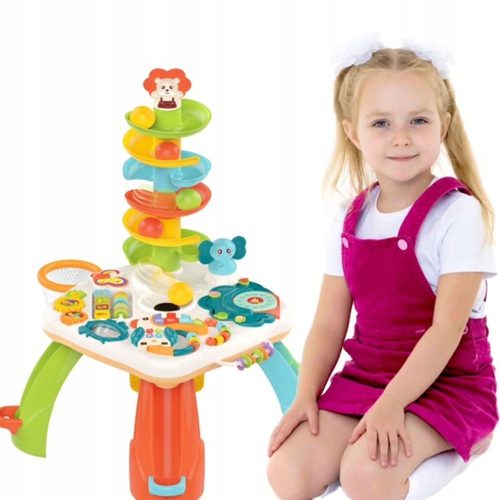 Huanger - Baby Activity Play Table For Toddlers Interactive Learning