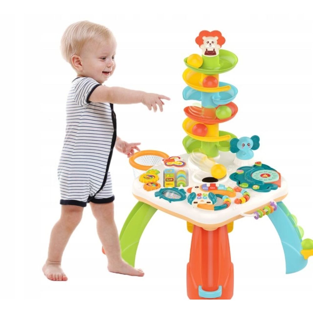 Huanger - Baby Activity Play Table For Toddlers Interactive Learning