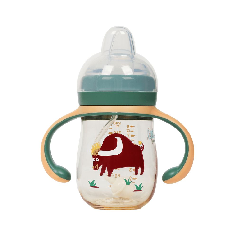 Little Angel - Baby Water Bottle With Straw 240ml - Green