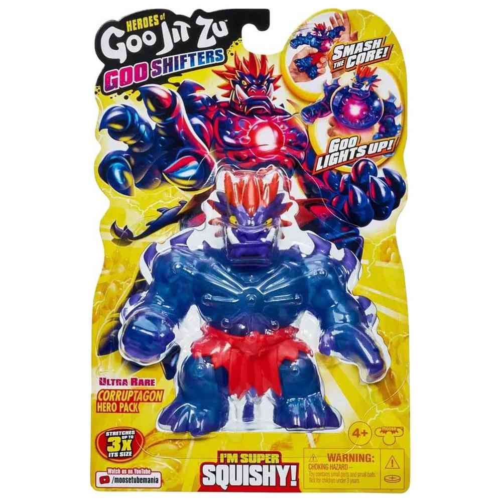 Heroes of Goo Jit Zu - S7 Goo Shifters Corruptagon Hero Figure - Blue