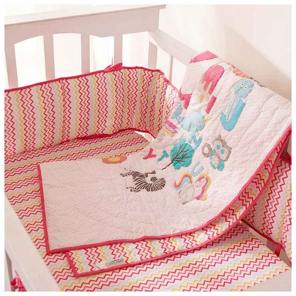 Little West Street - Alphabets Quilt - Pink