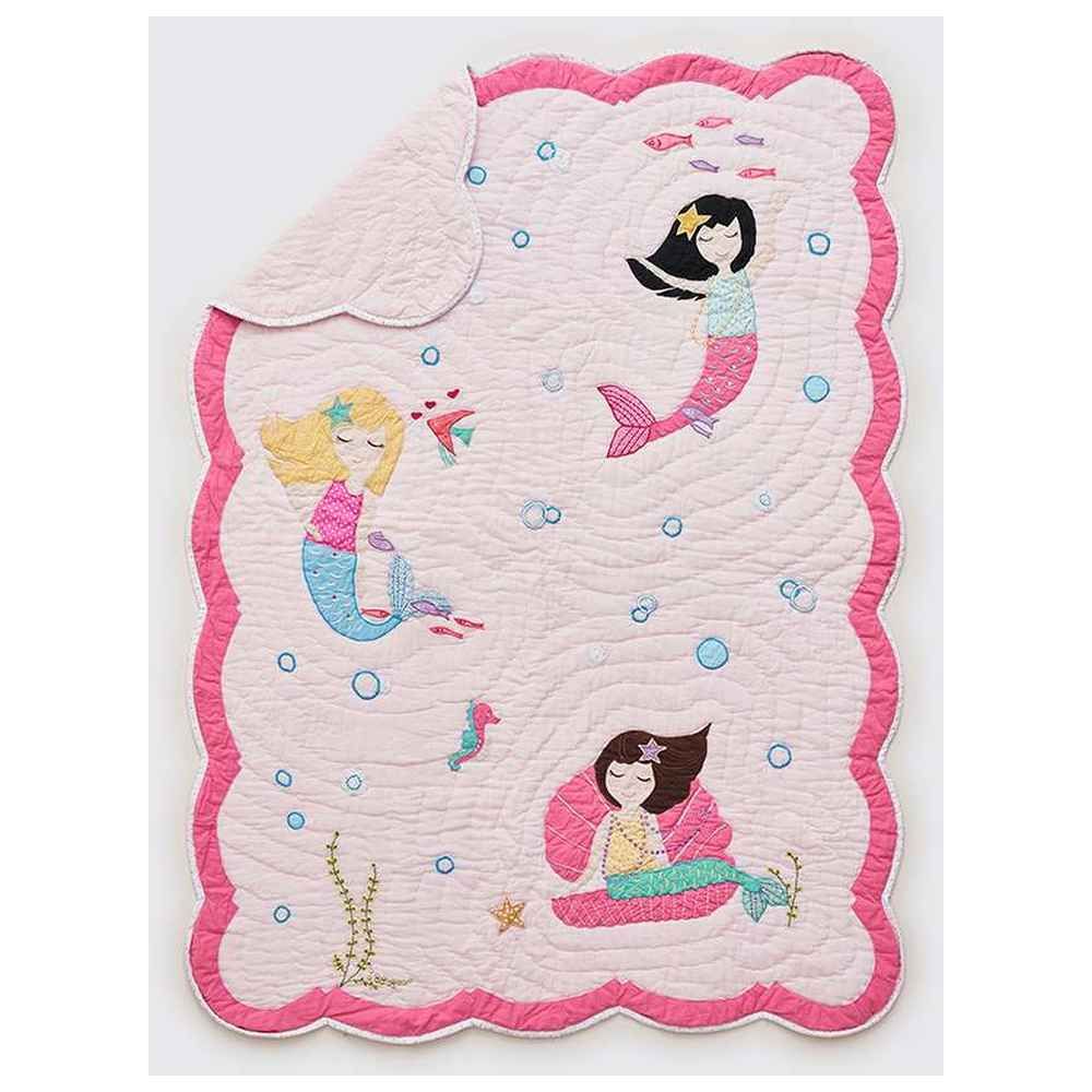 Little West Street - Mermaids Quilt - Pink