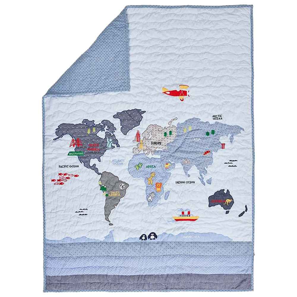 Little West Street - My World Quilt - Blue