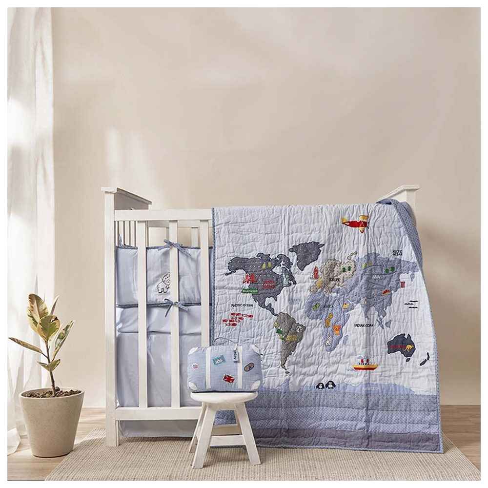 Little West Street - My World Quilt - Blue