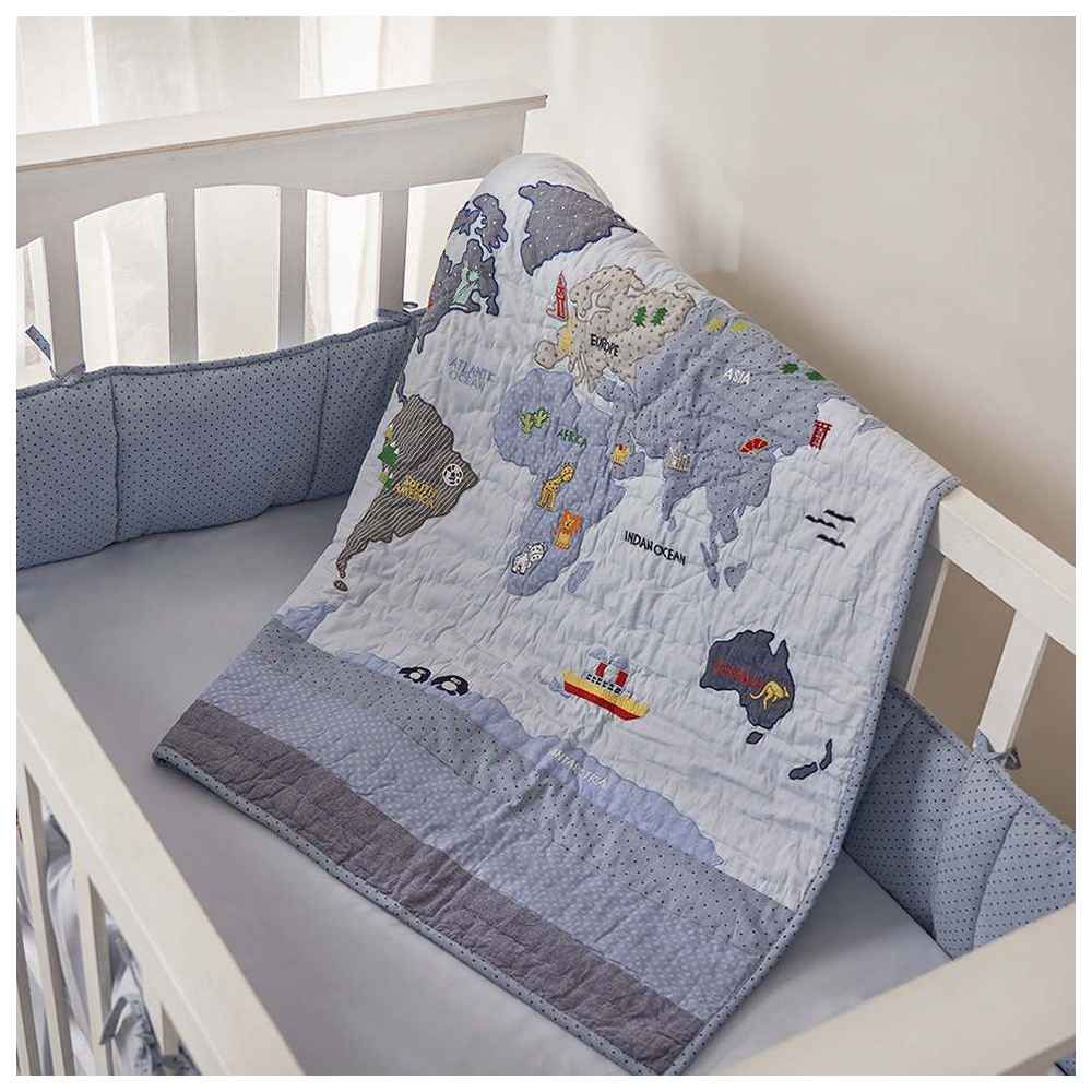 Little West Street - My World Quilt - Blue