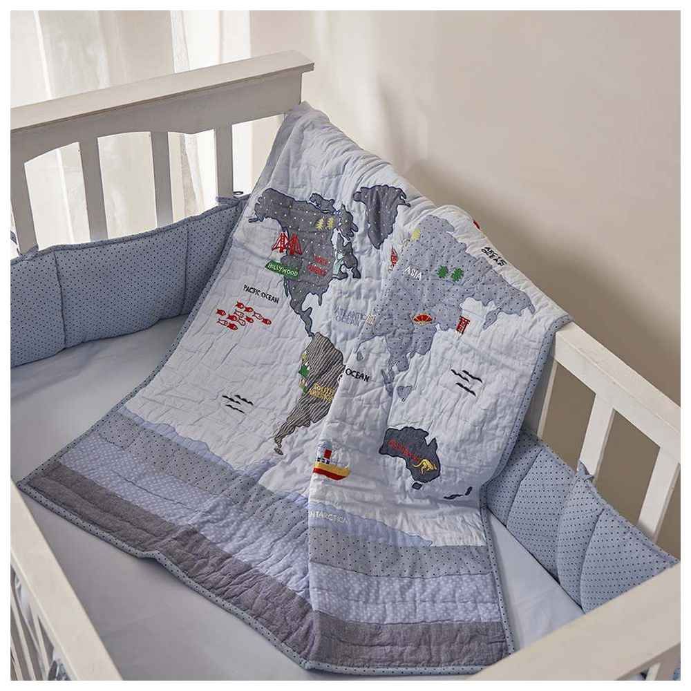 Little West Street - My World Quilt - Blue