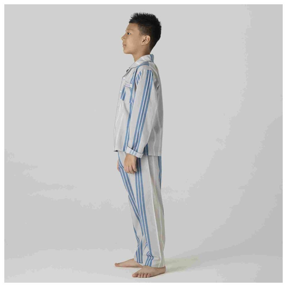 Little West Street - 2pc-Set - Coastal Striped Cotton Pyjama Set