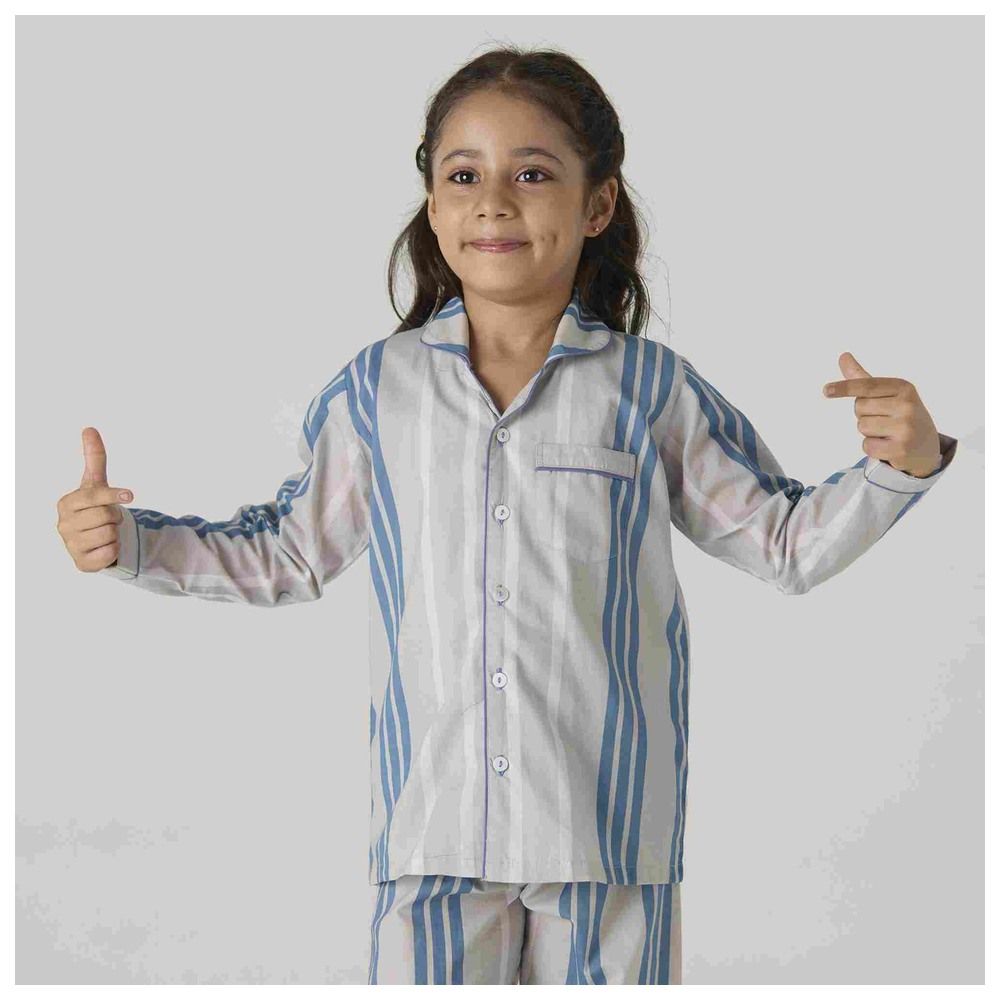 Little West Street - 2pc-Set - Coastal Striped Cotton Pyjama Set