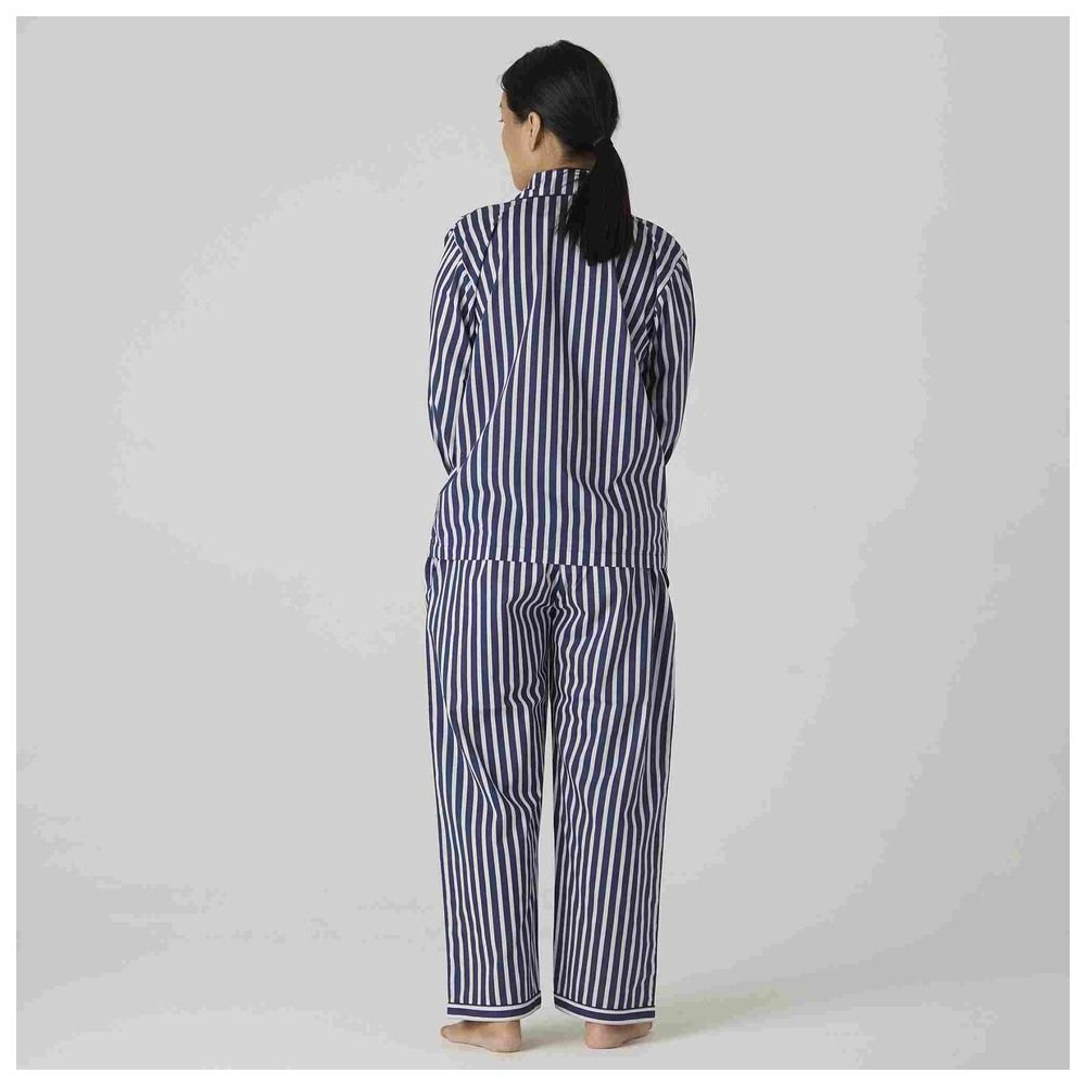 Little West Street - 2pc-Set - Women Bold Striped Pyjama Set - Navy