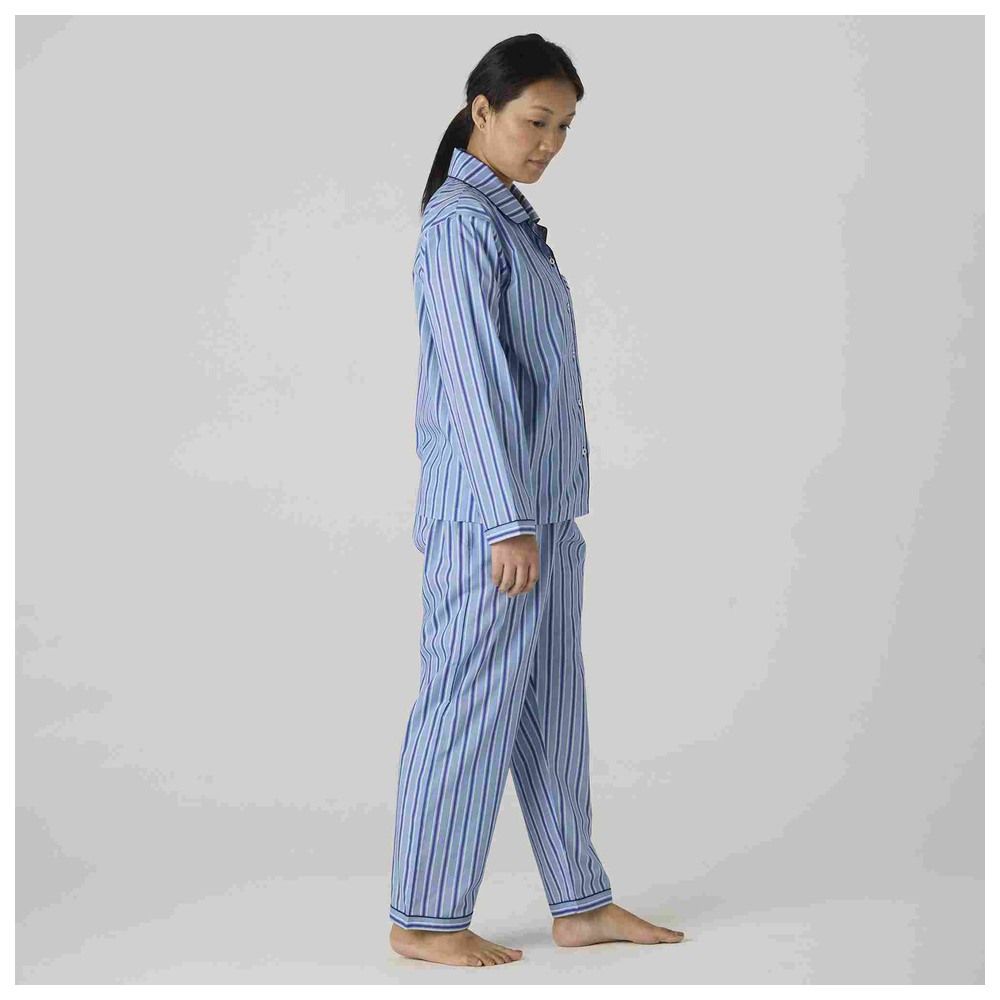 Little West Street - 2pc-Set - Women Nautical Striped Pyjama Set - Blue