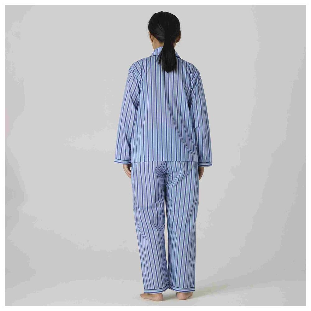 Little West Street - 2pc-Set - Women Nautical Striped Pyjama Set - Blue