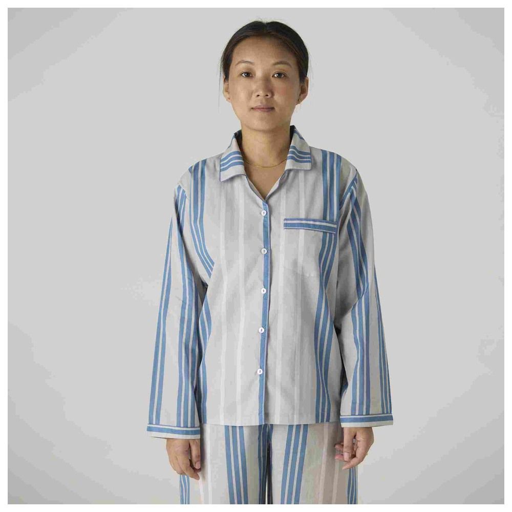 Little West Street - 2pc-Set - Women Coastal Striped Pyjama Set