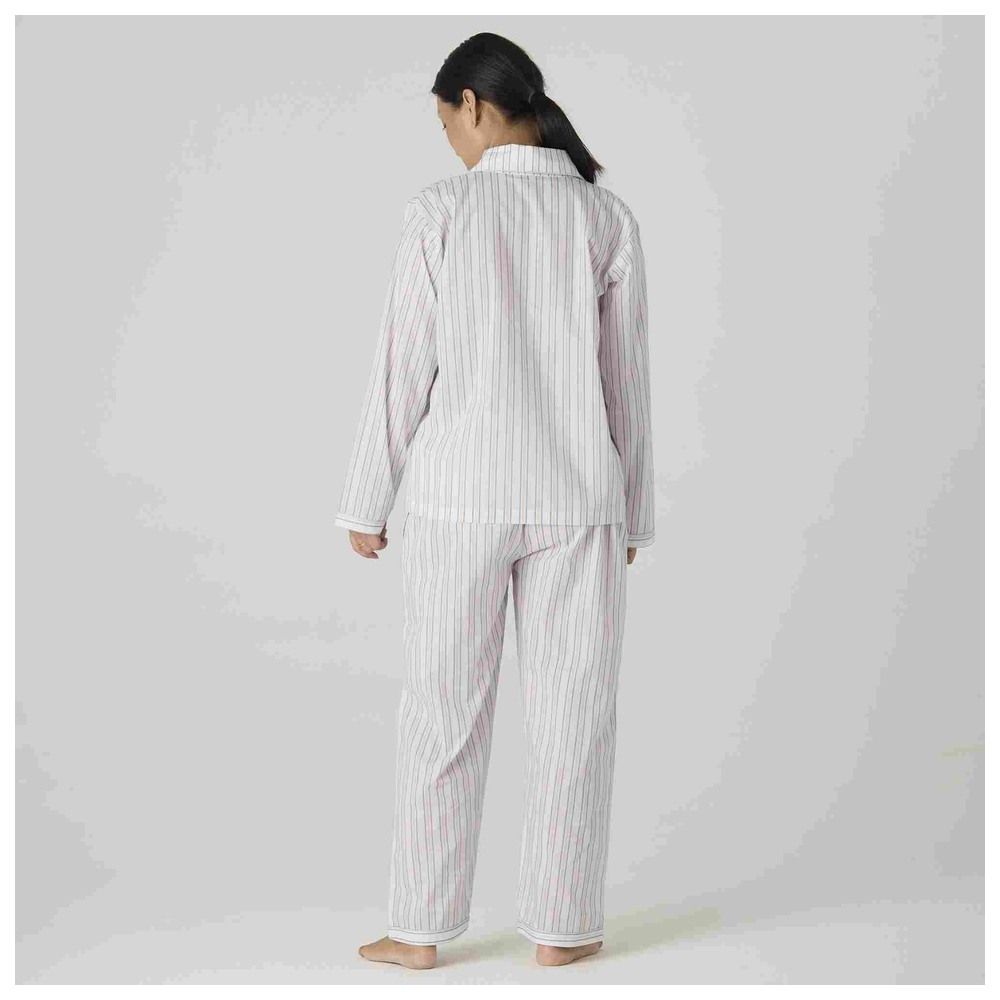 Little West Street - 2pc-Set - Women Serene Striped Pyjama Set - White