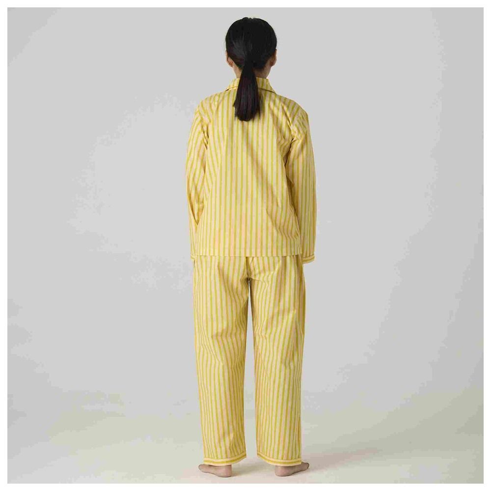 Little West Street - 2pc-Set - Women Lemon Striped Pyjama Set - Yellow