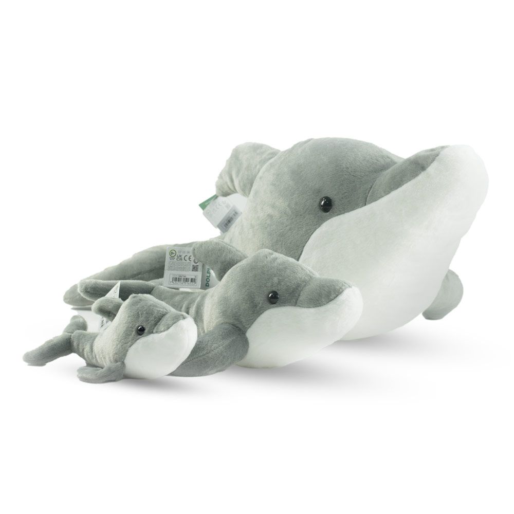 Mad Toys - Dolphine - Cuddly Soft Plush Stuffed Toy - Gray Blue