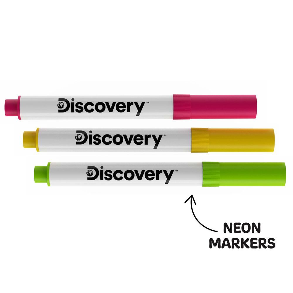 Discovery - Neon Glow Tablet STEM Educational Learning Toy - Blue