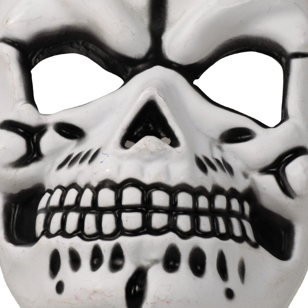 Mad Toys - Halloween Spooky Skull Mask - White