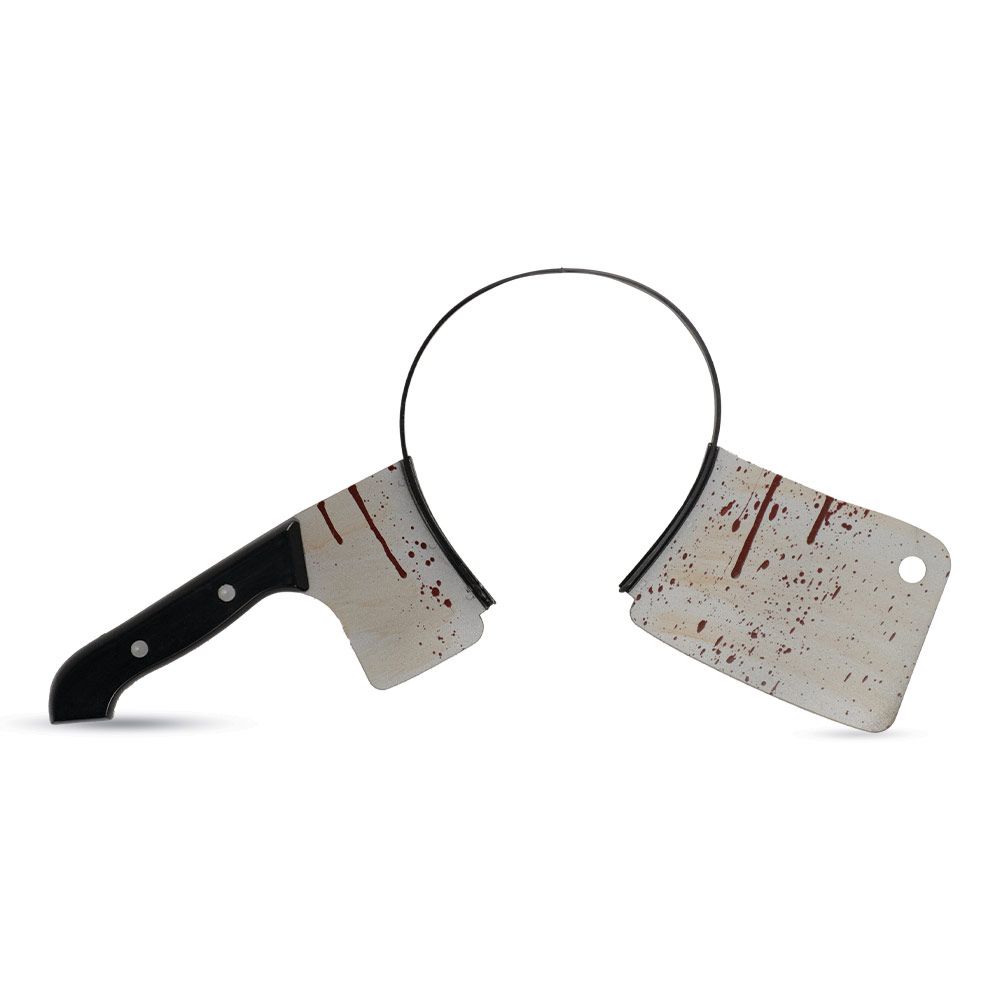 Mad Toys - Halloween Creepy Zombie Fake Cleaver Headband