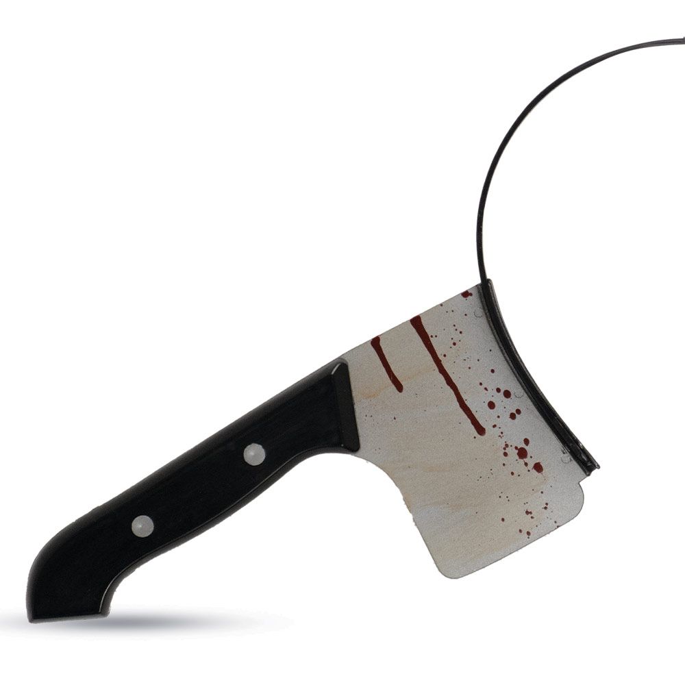 Mad Toys - Halloween Creepy Zombie Fake Cleaver Headband