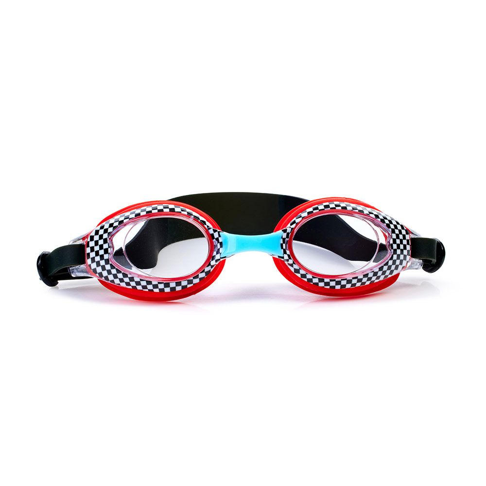 Bling2o - Aqua2Ude Racer Swim Goggles For Kids - Printed Red