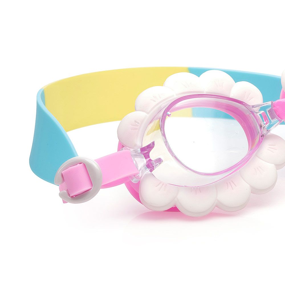 Bling2o - Aqua2Ude Flower-Shaped Swim Goggles For Kids - White