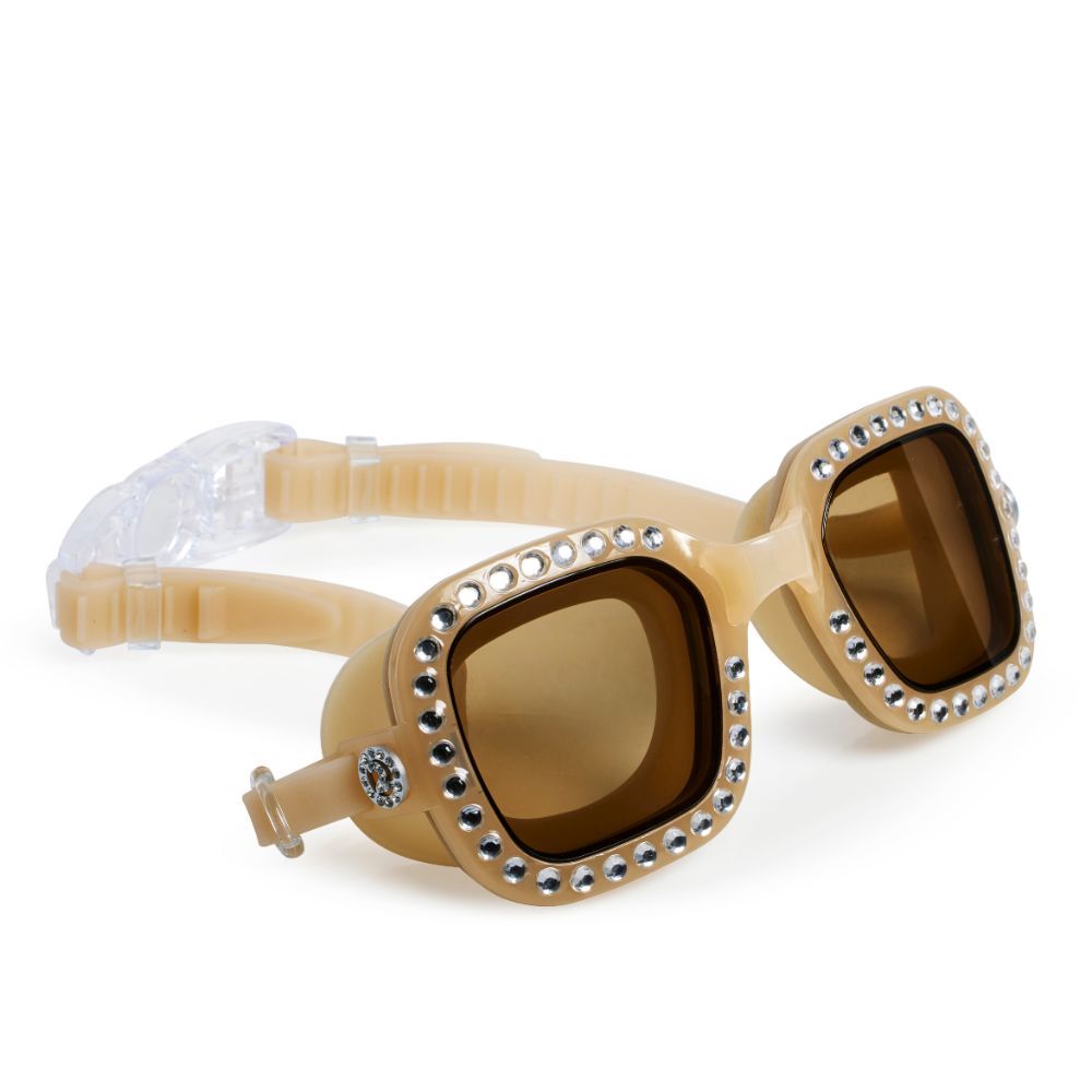 Bling2o - Opal Bring Vibrancy Stylish Adult/Kids Swim Goggles - Beige