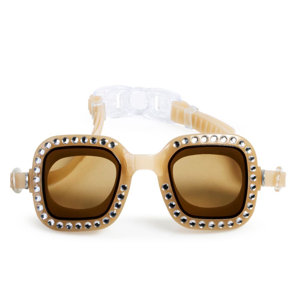 Bling2o - Opal Bring Vibrancy Stylish Adult/Kids Swim Goggles - Beige