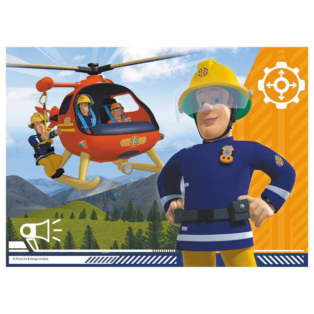 Mattel - The Heroic Fireman Sam Minimaxi Puzzle - 20pcs - Style May Vary