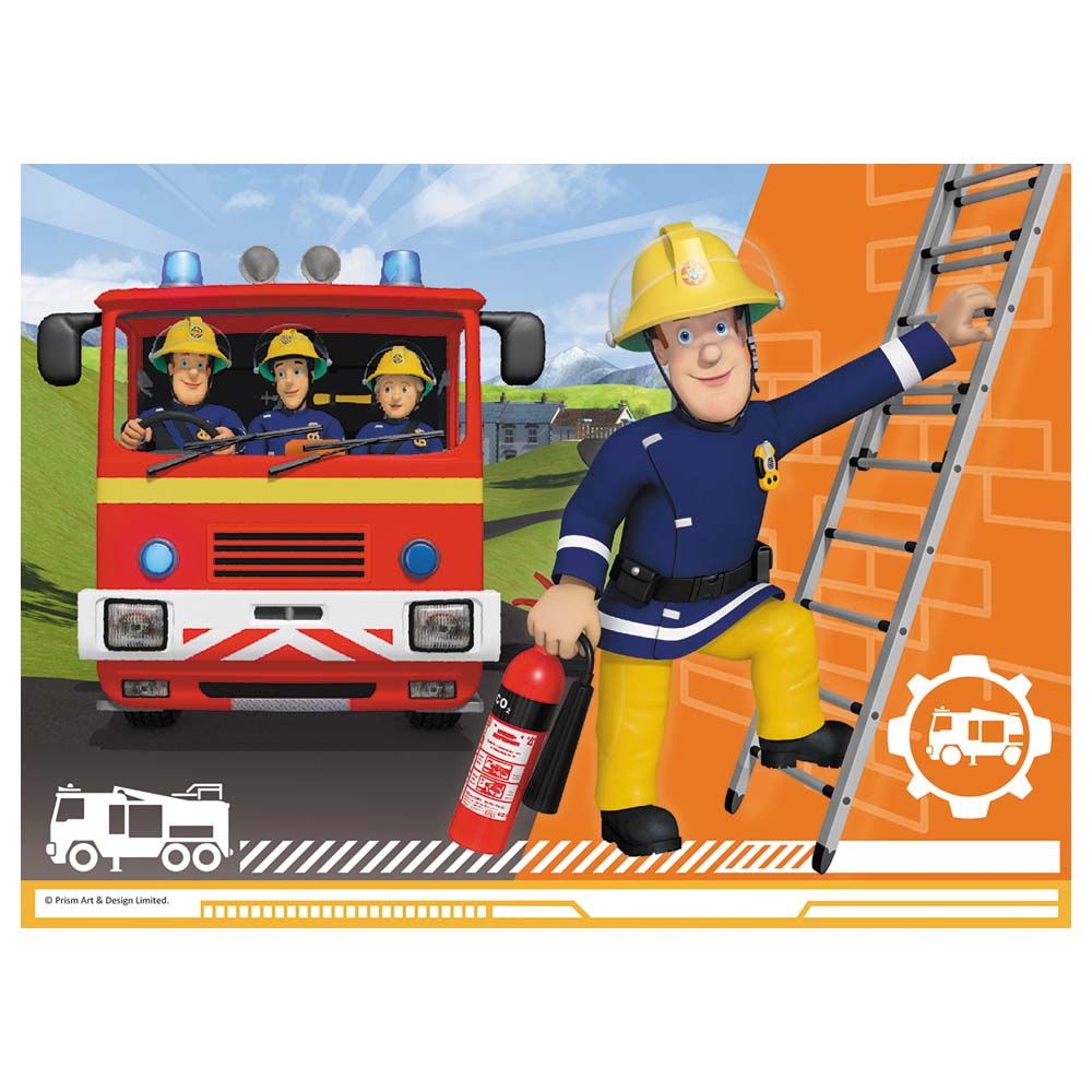 Mattel - The Heroic Fireman Sam Minimaxi Puzzle - 20pcs - Style May Vary